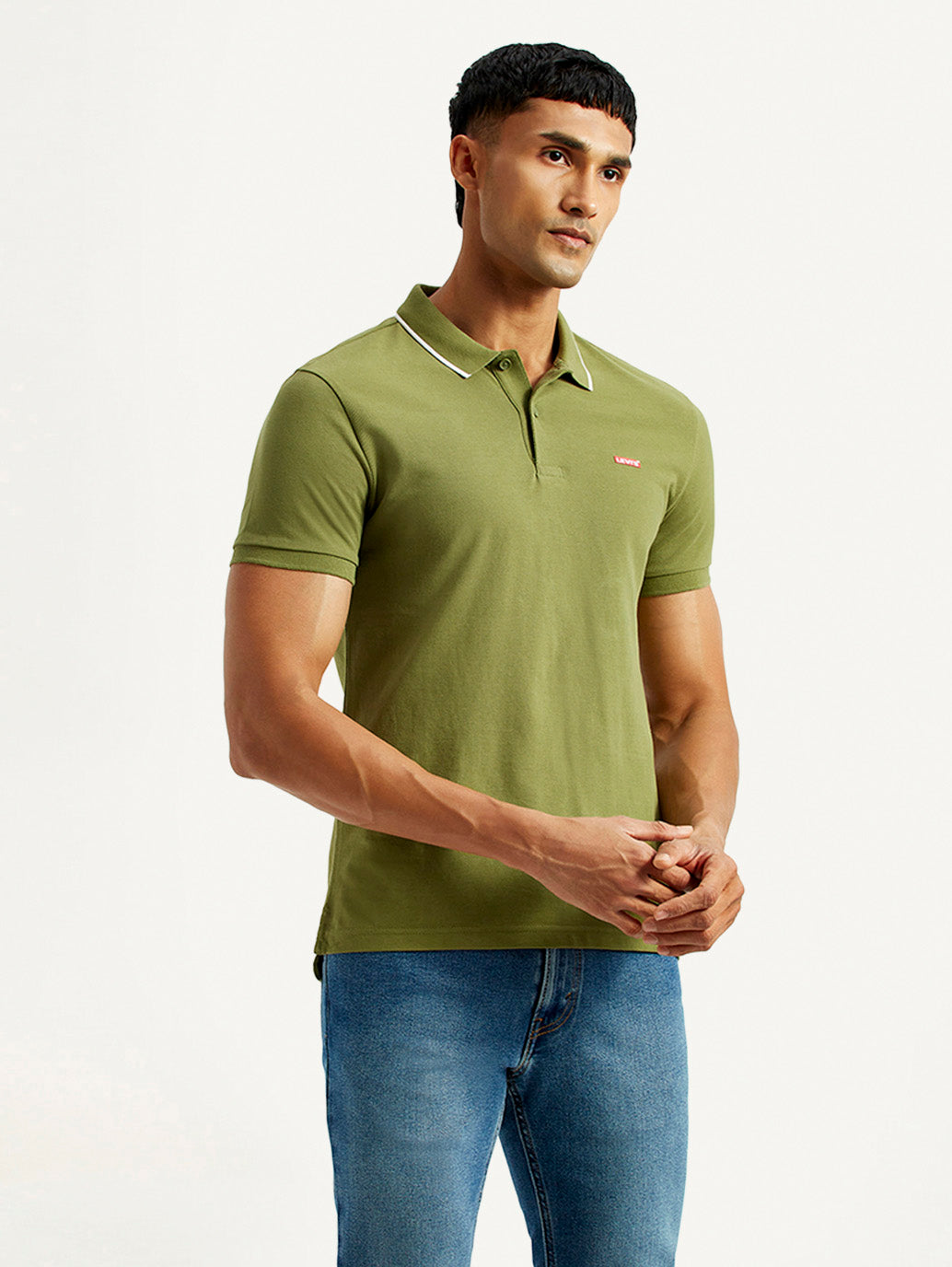 Men's Solid Polo T-shirt