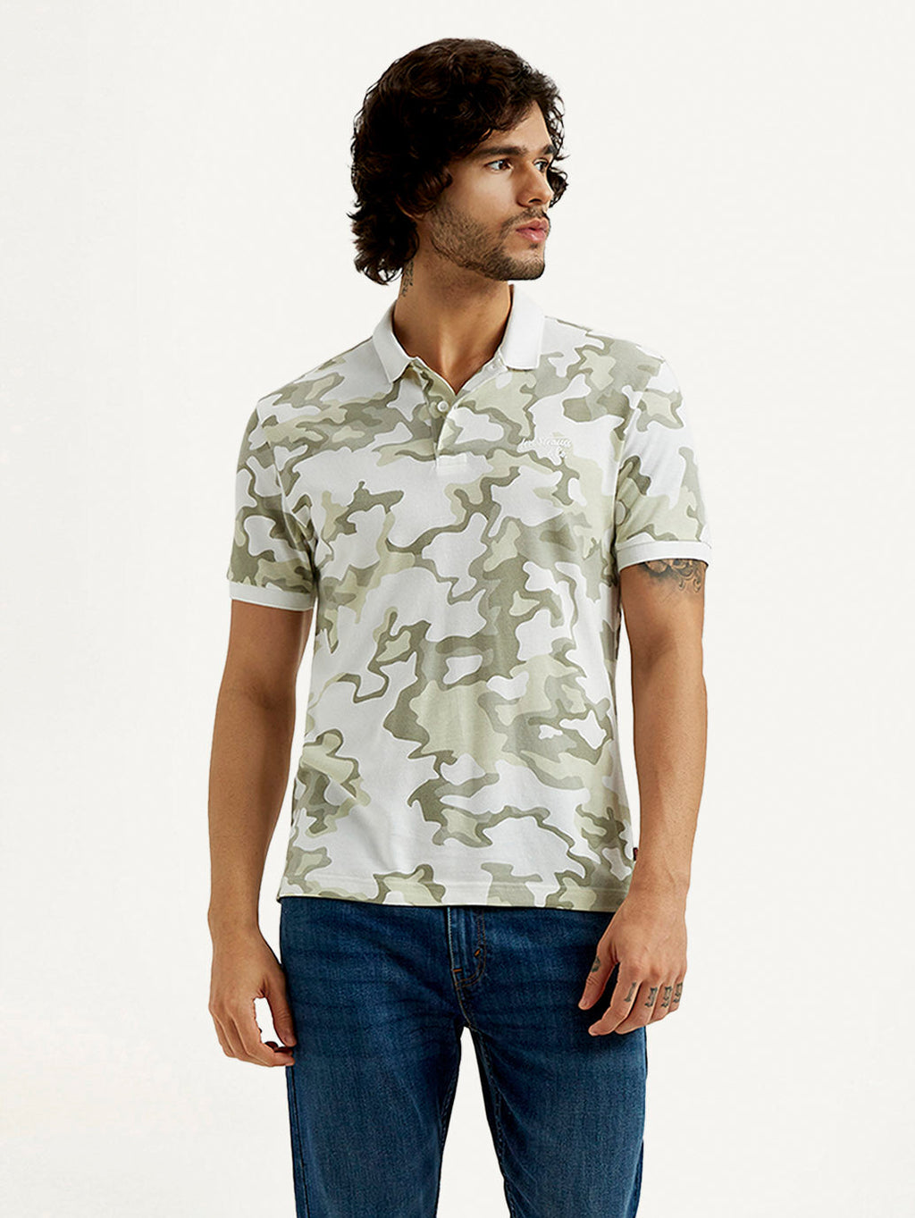 Men's Pure Cotton Slim Fit Polo T-shirt