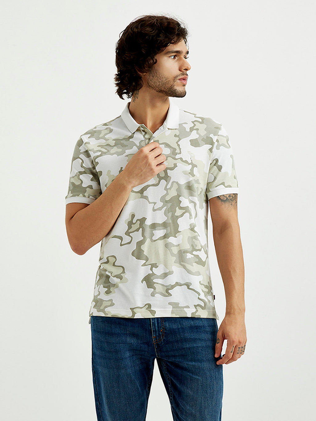 Men's Pure Cotton Slim Fit Polo T-shirt
