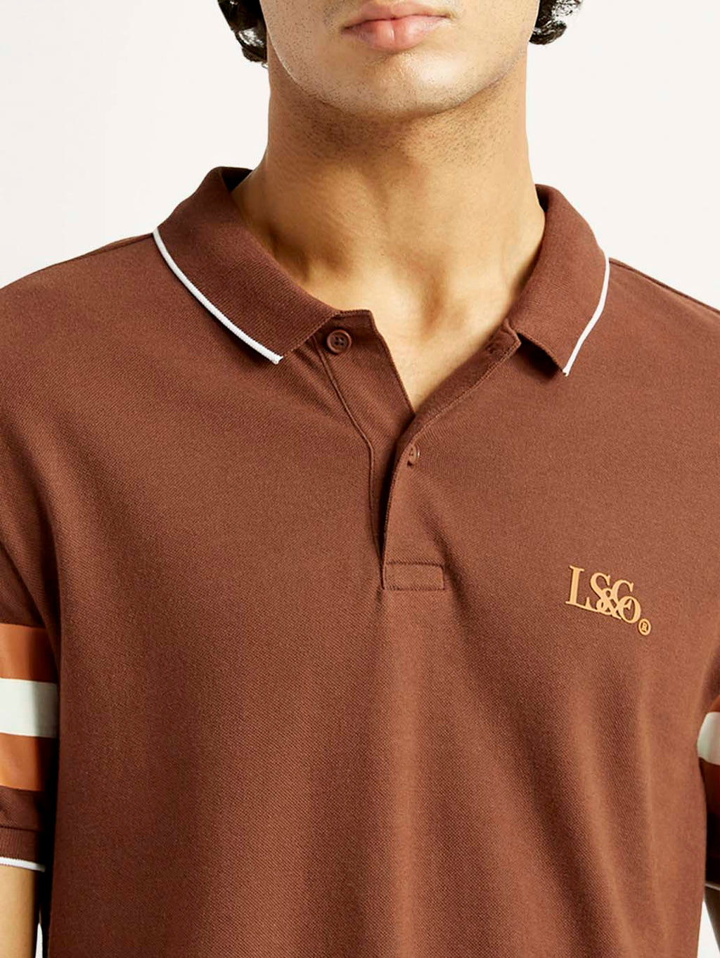 Men's Pure Cotton Slim Fit Polo T-shirt