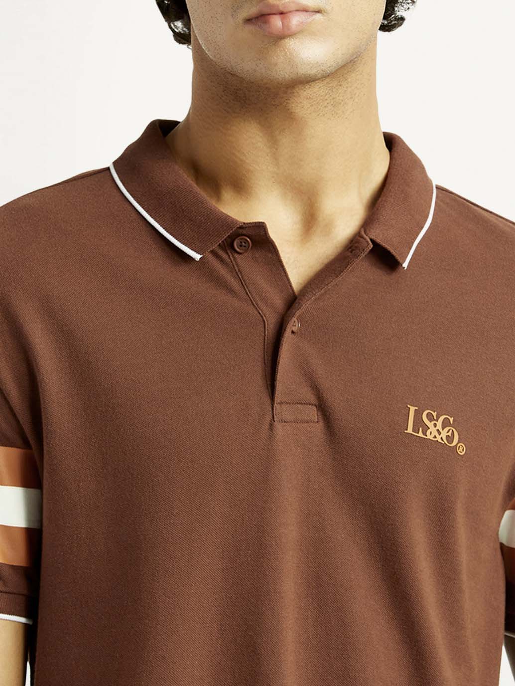 Men's Pure Cotton Slim Fit Polo T-shirt