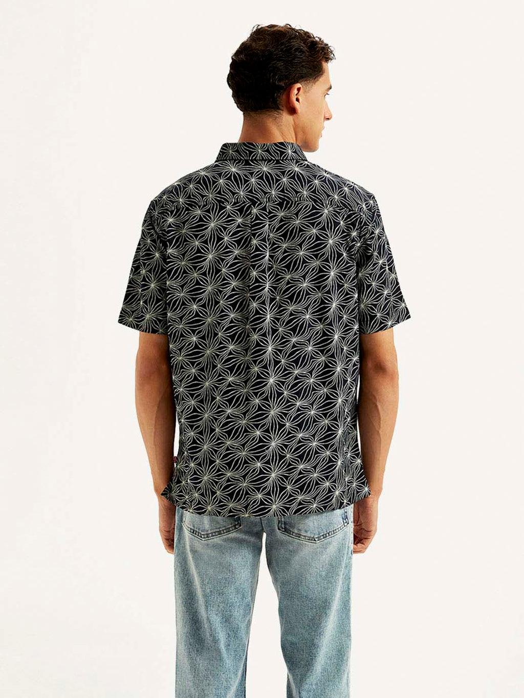 Men's Floral Relaxed Fit Shirt