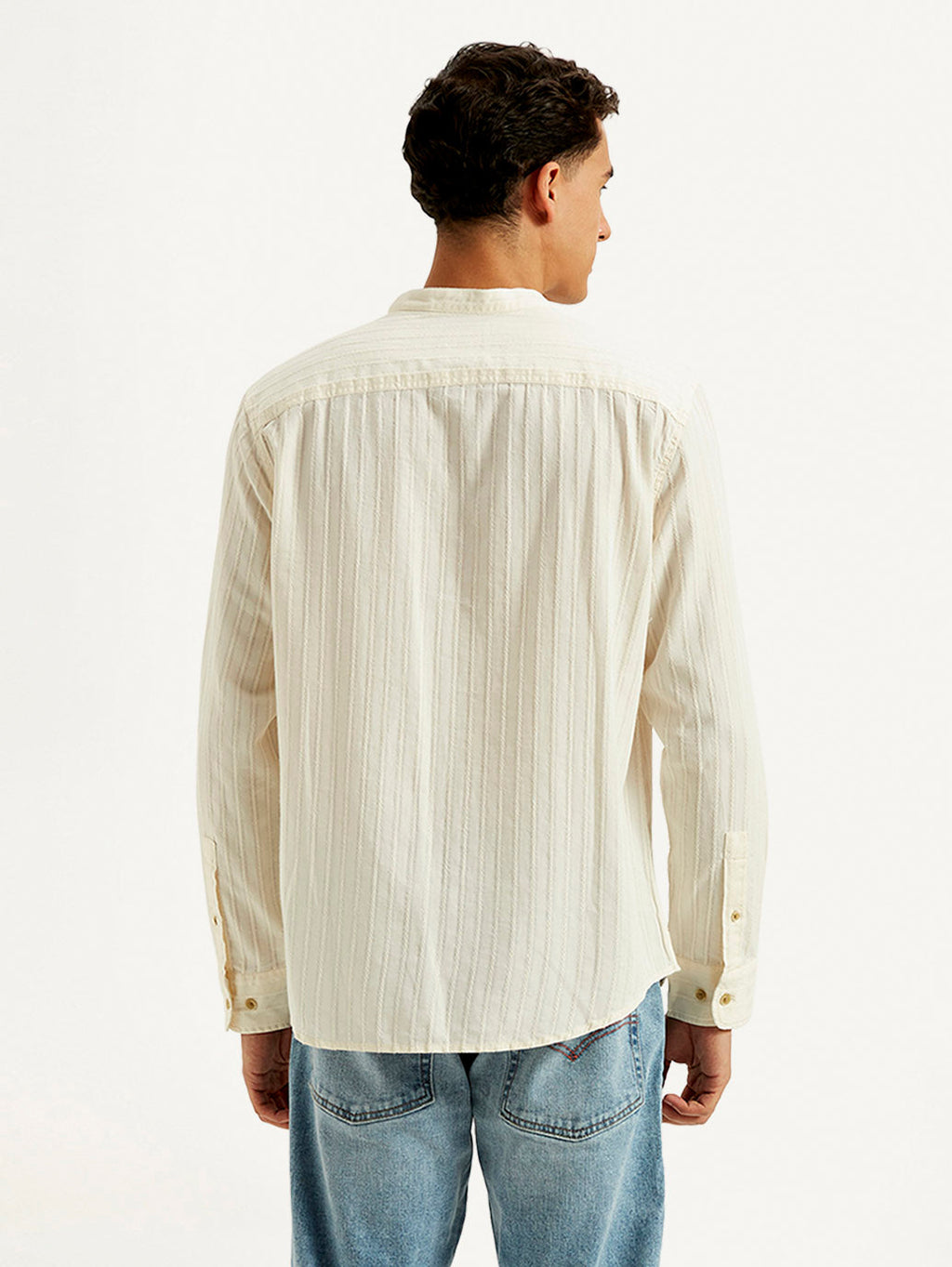 Men's Textured Slim Fit Shirt