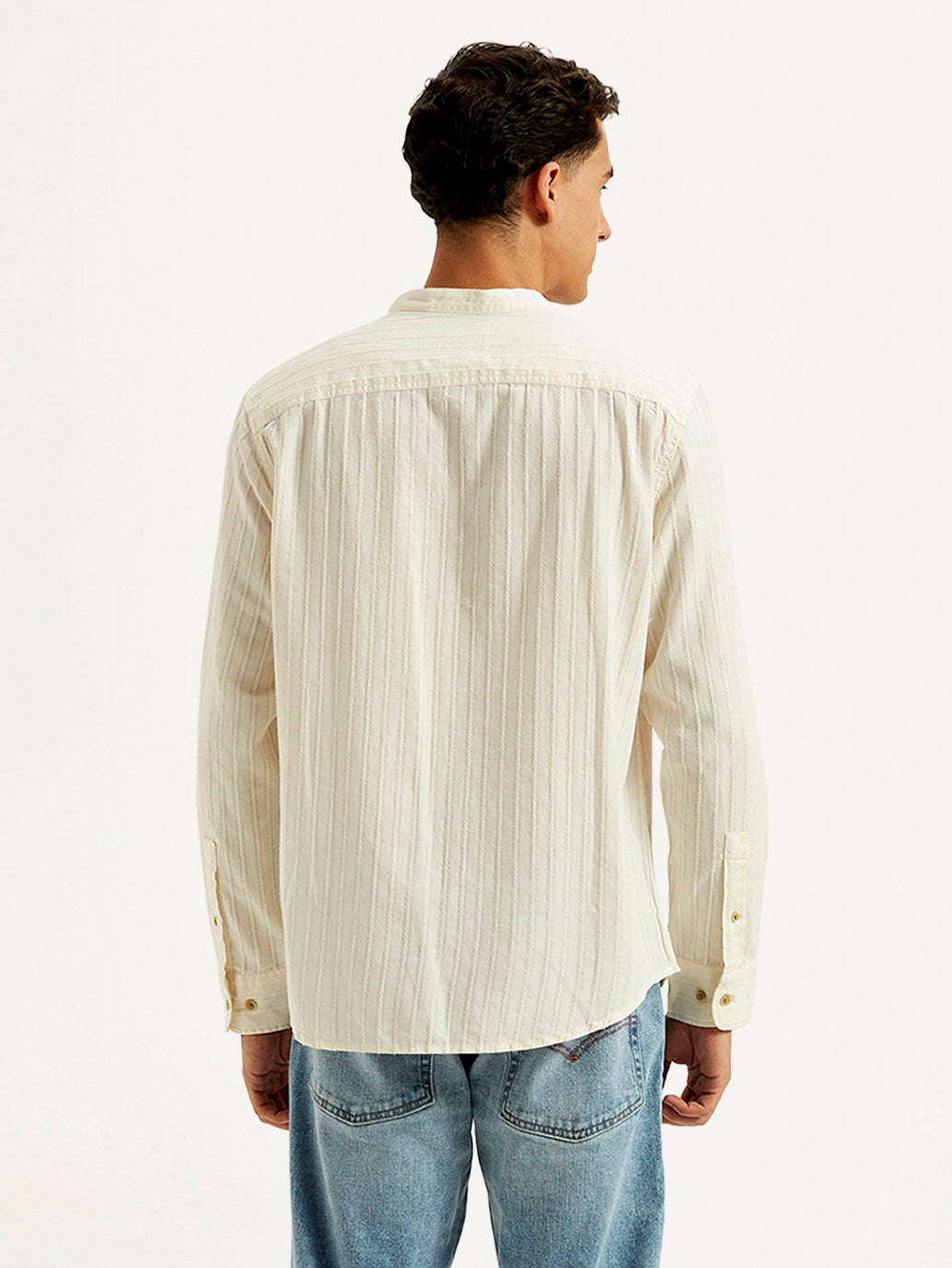 Men's Textured Slim Fit Shirt