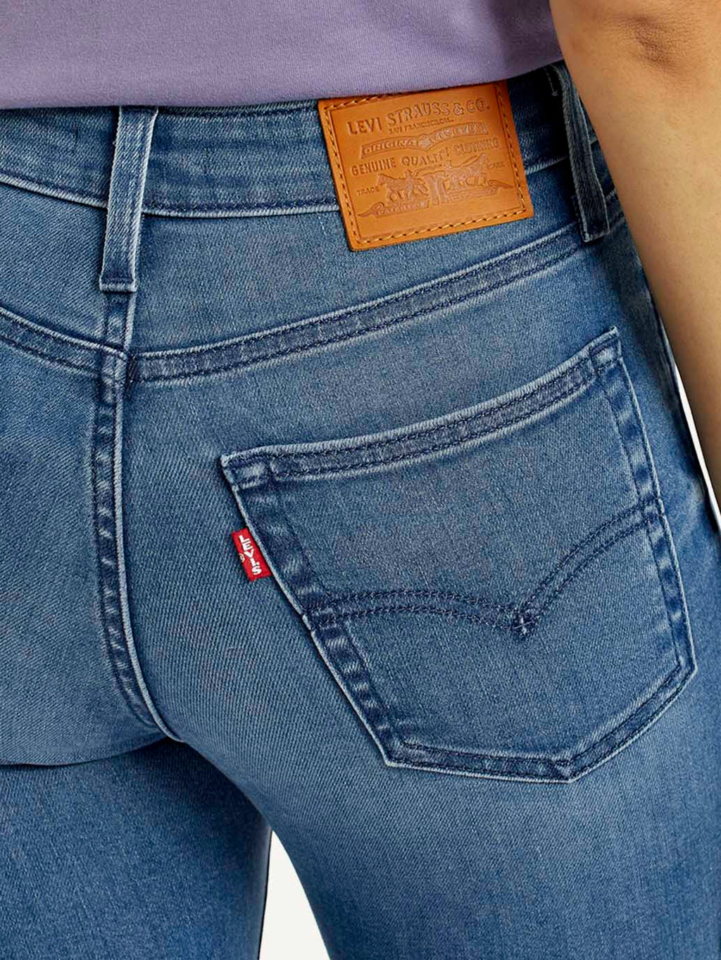 Women's 726 Mid Indigo Flared Fit High Rise Jeans