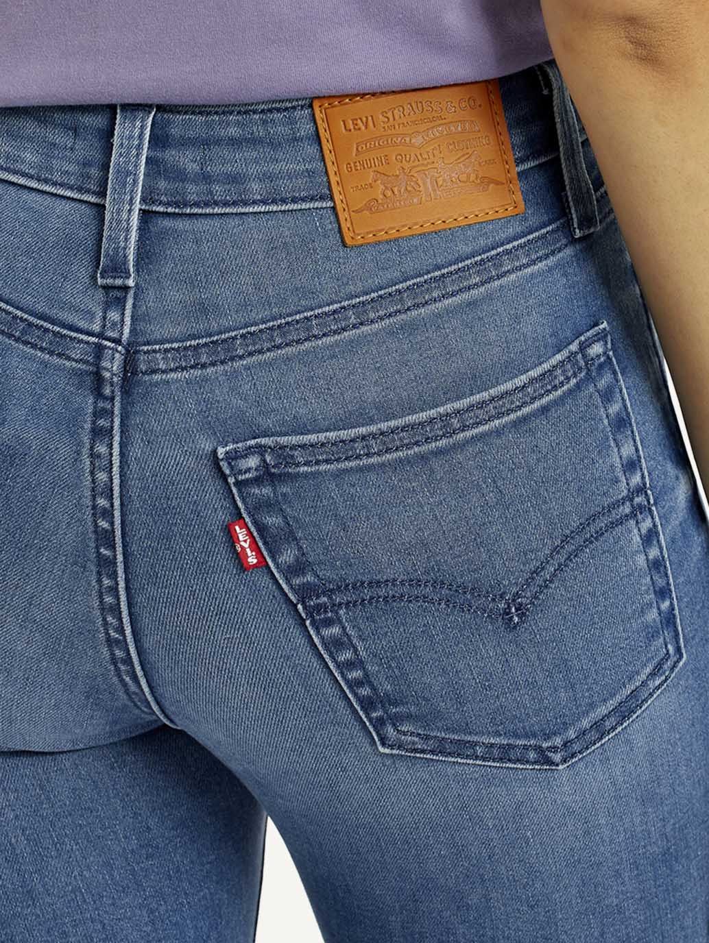 Women's 726 Mid Indigo Flared Fit High Rise Jeans