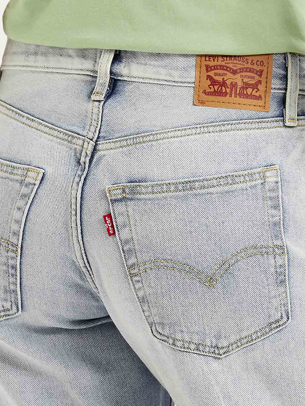 Women's 94 Light Blue Baggy Fit High Rise Jeans