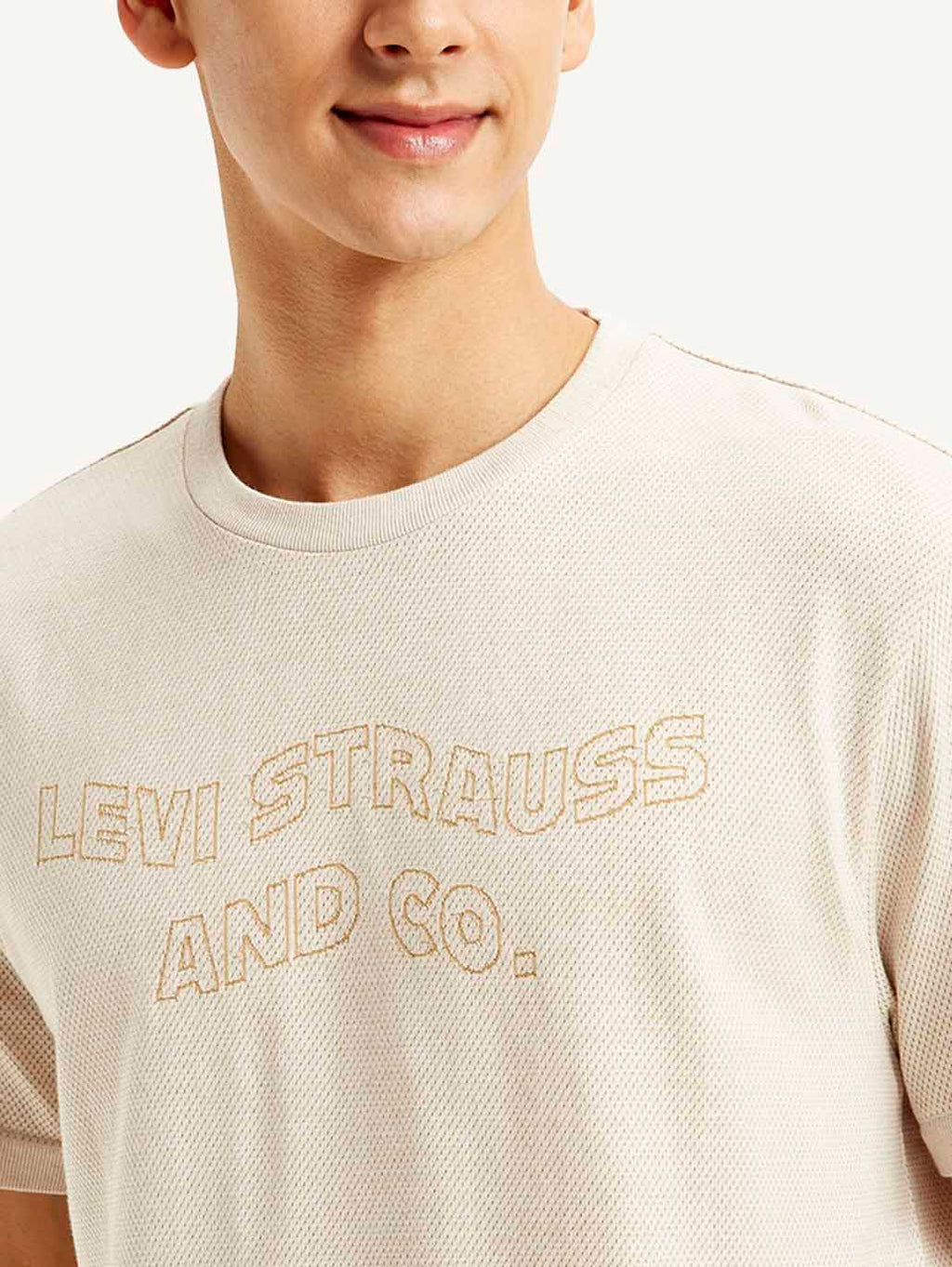 Men's Brand Logo Slim Fit T-shirt
