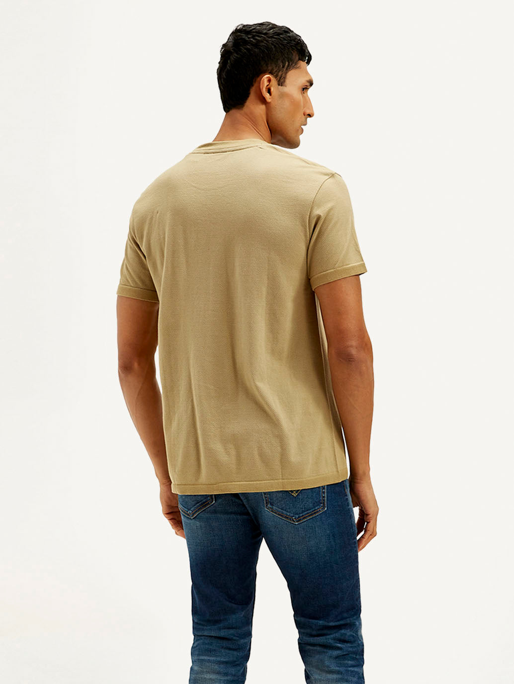 Men's Brand Logo Slim Fit T-shirt