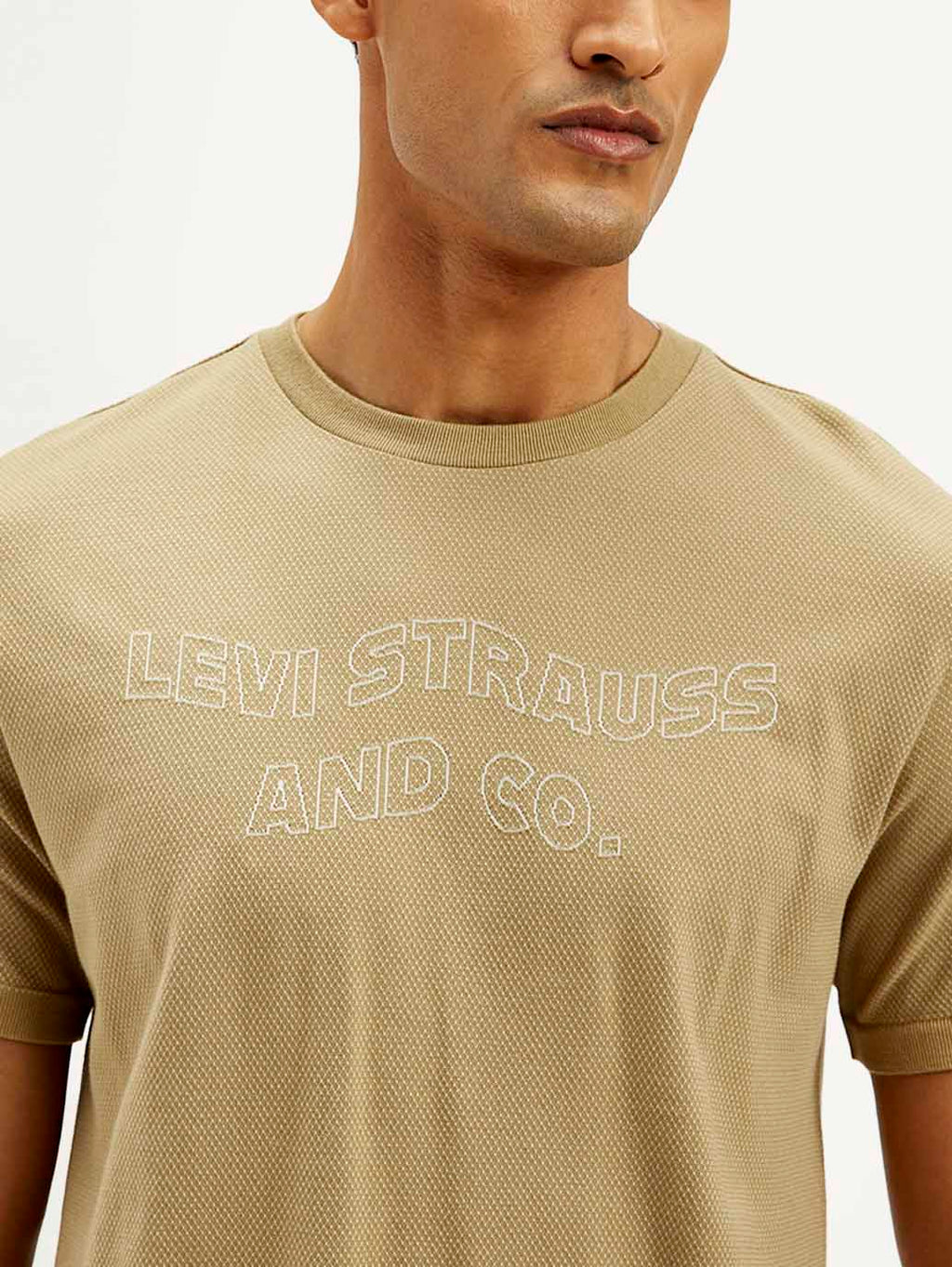 Men's Brand Logo Slim Fit T-shirt