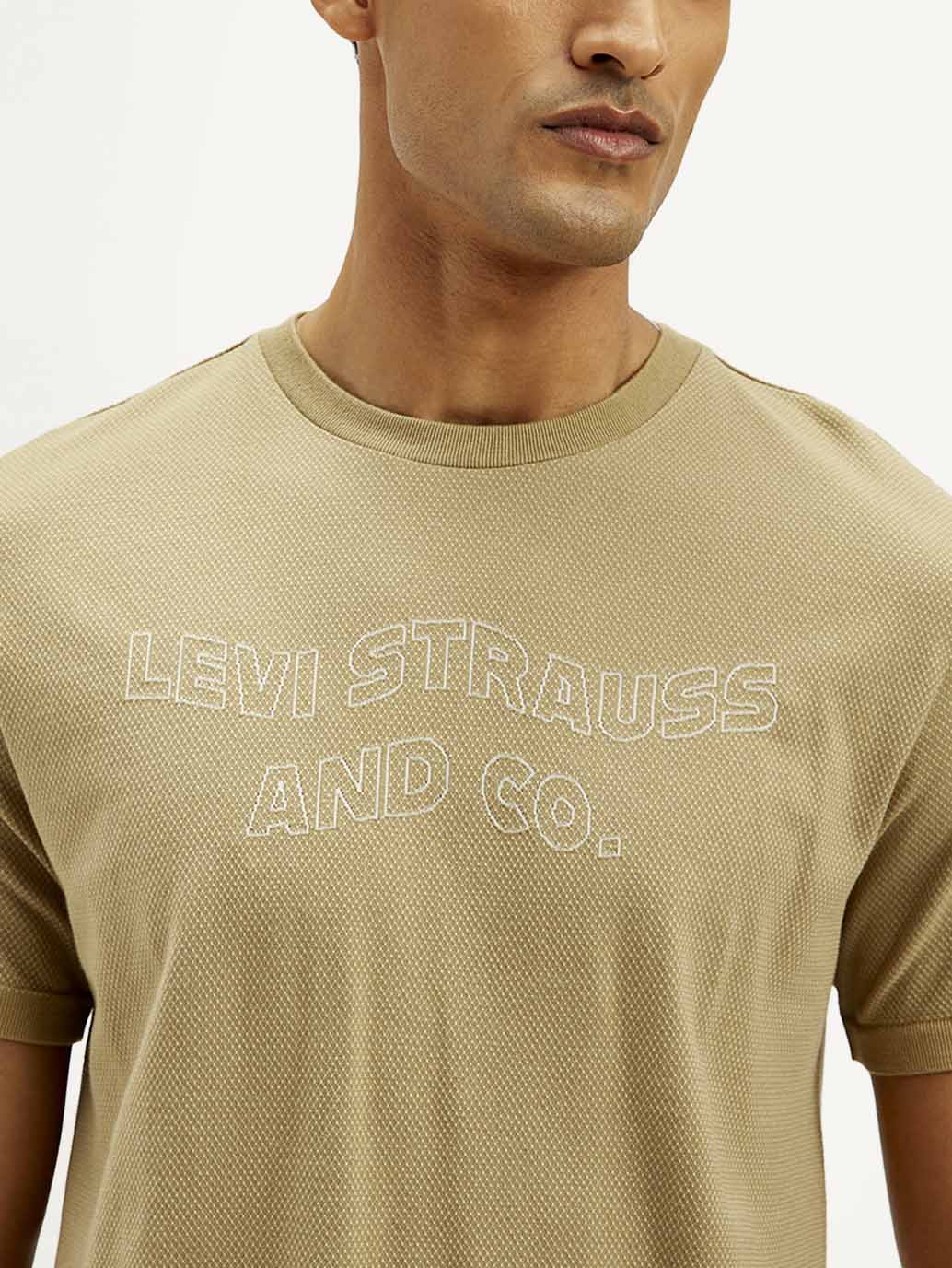 Men's Brand Logo Slim Fit T-shirt