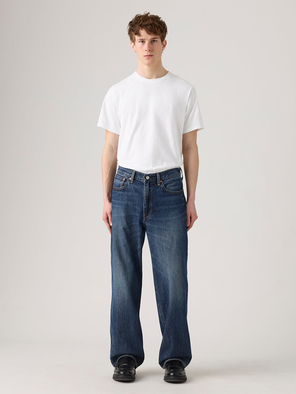 Men's 578 Dark Indigo Loose Fit Mid Rise Jeans