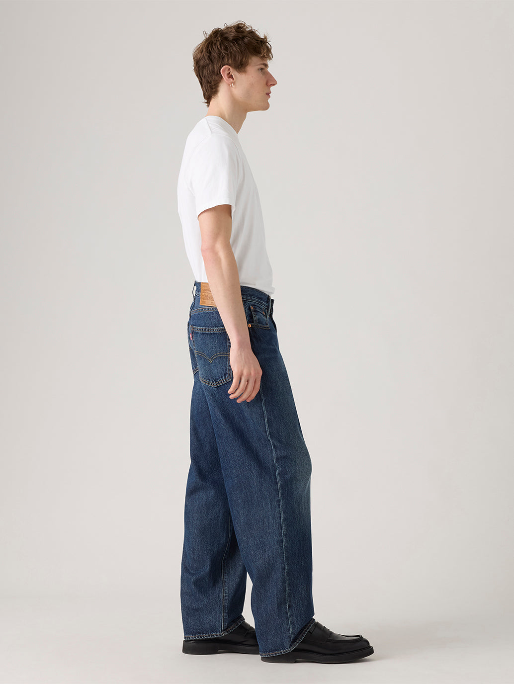 Men's 578 Dark Indigo Loose Fit Mid Rise Jeans
