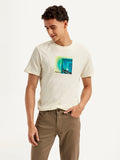 Men's Redloop Graphic Print Slim Fit T-shirt