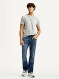 Men's 527 Blue Slim Bootcut Fit Mid Rise Jeans