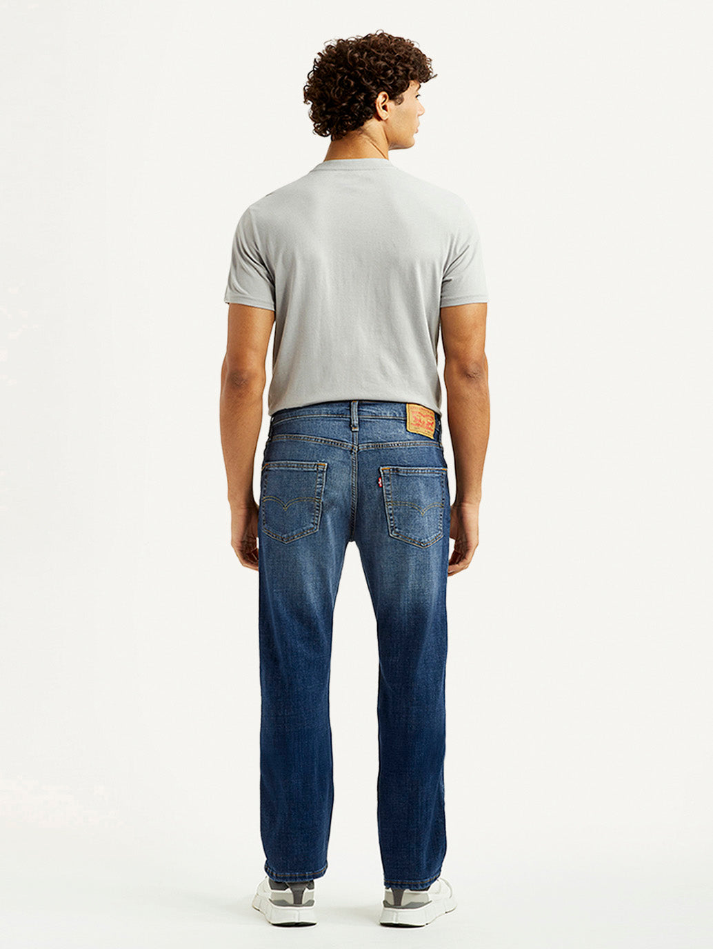 Men's 527 Blue Slim Bootcut Fit Mid Rise Jeans