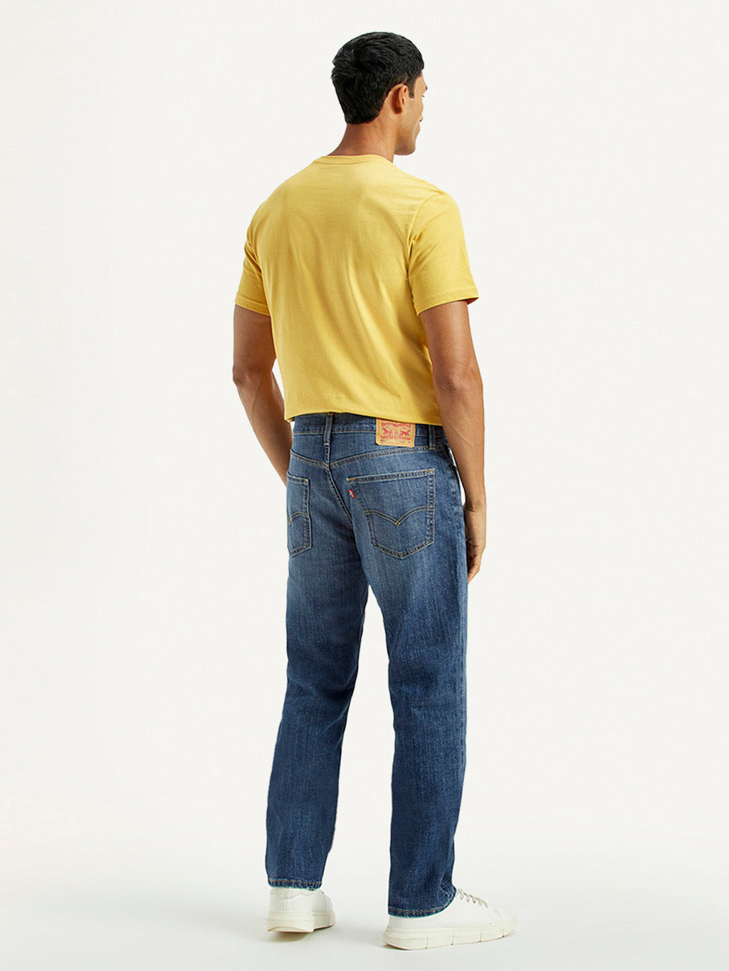 Men's 541 Med Indigo Athletic Tapered Fit Mid Rise Jeans