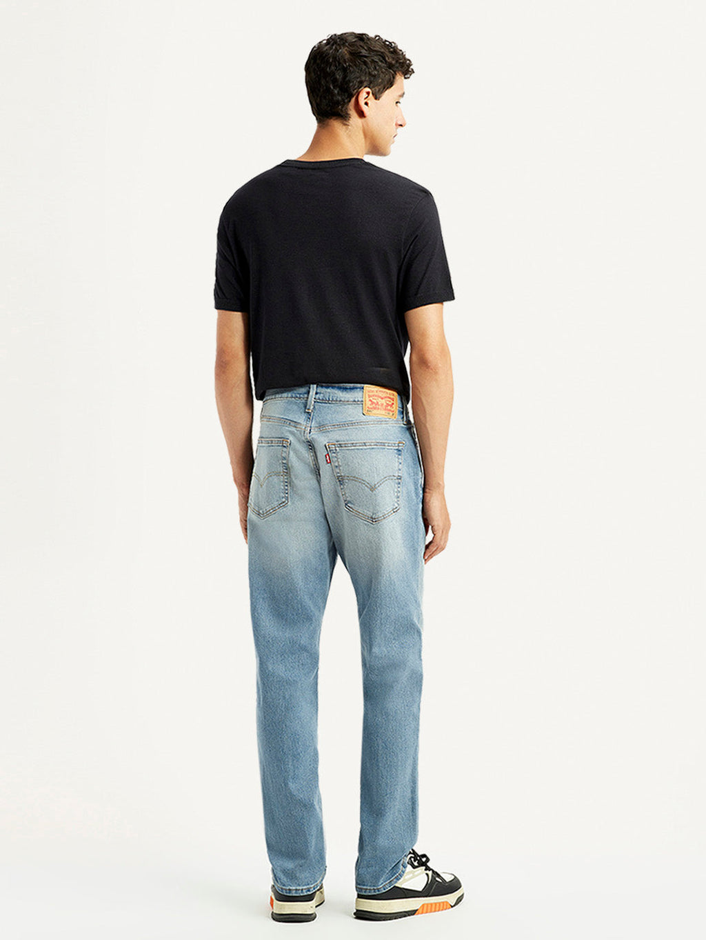 Men's 541 Light Blue Athletic Tapered Fit Mid Rise Jeans