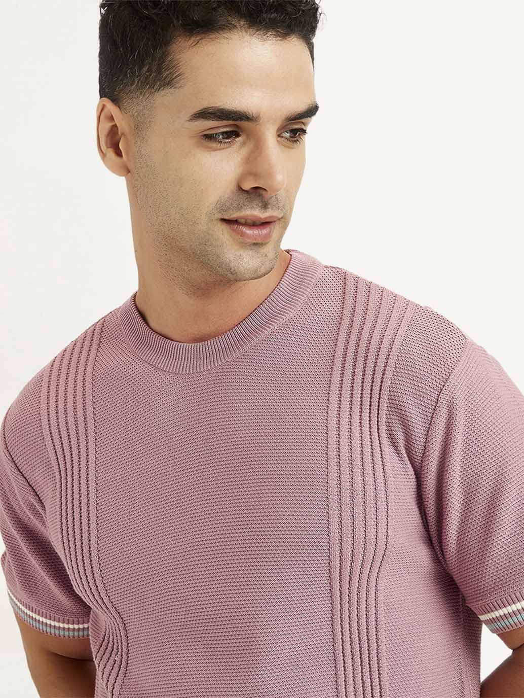 Men's Redloop Striped Slim Fit T-Shirt