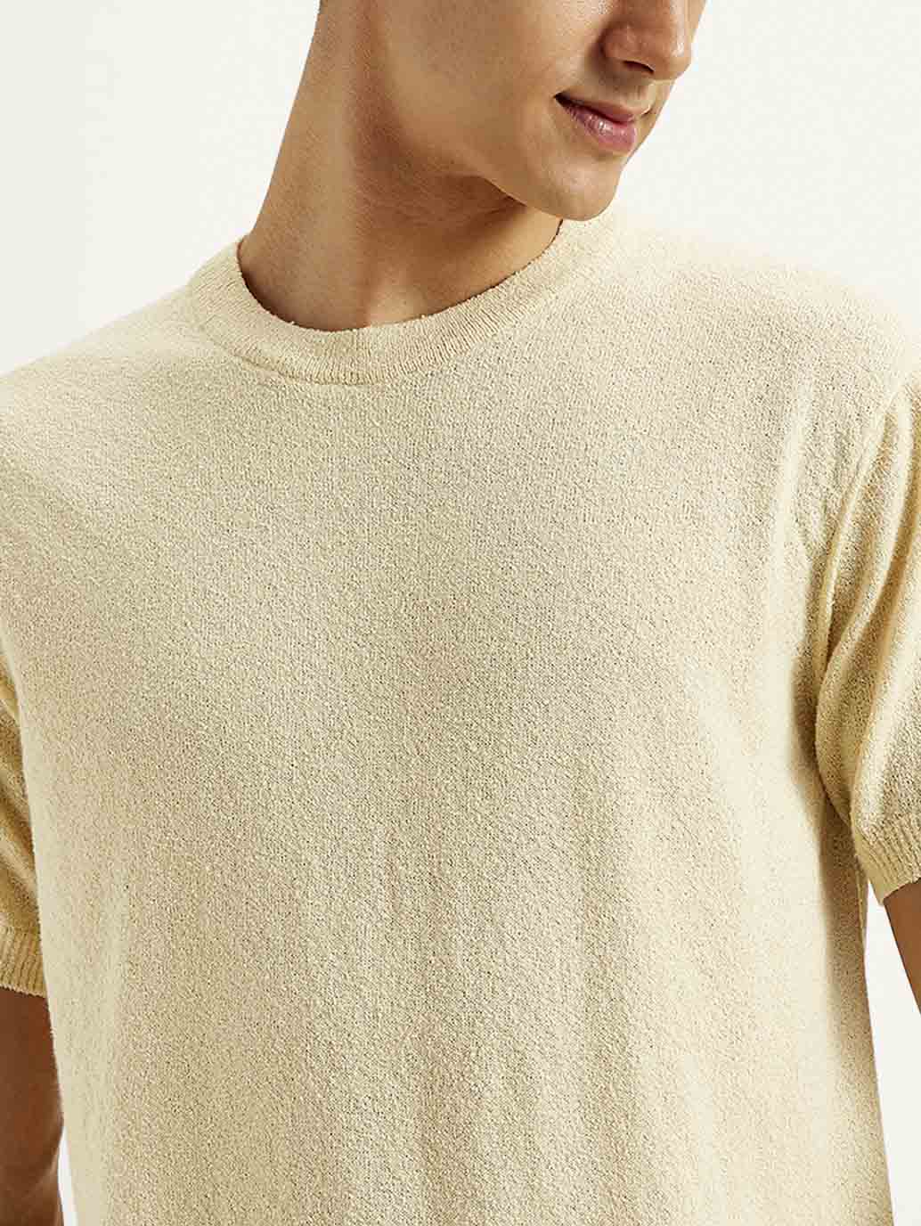 Men's Solid Slim Fit T-Shirt