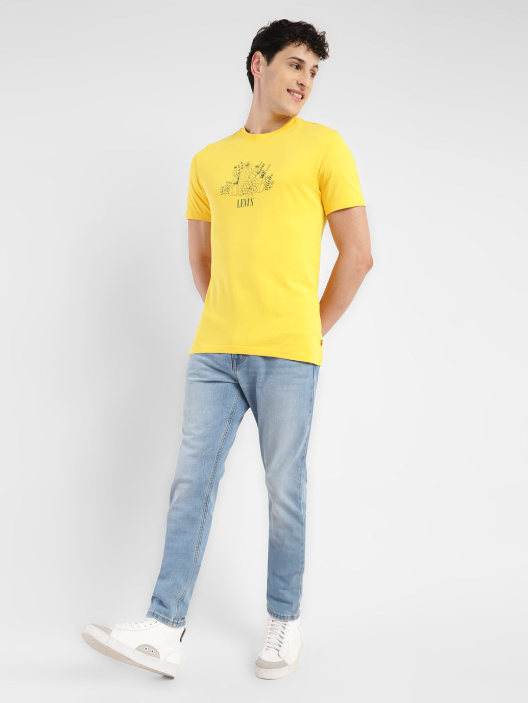 Men's 512 Blue Slim Tapered Fit Mid Rise Jeans