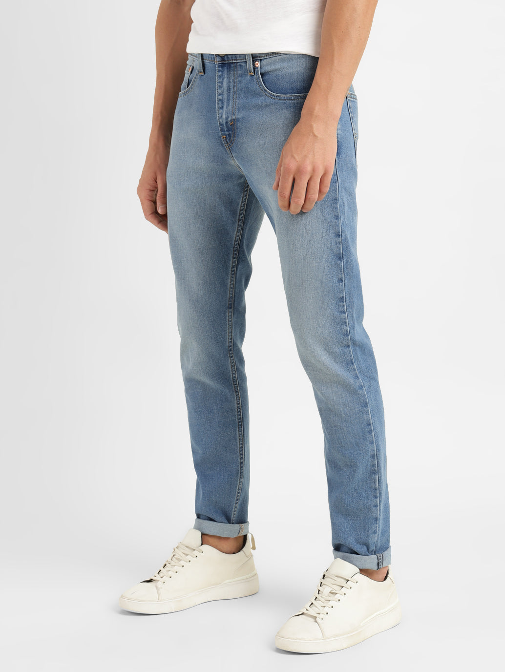 Men's 512 Blue Slim Tapered Fit Mid Rise Jeans