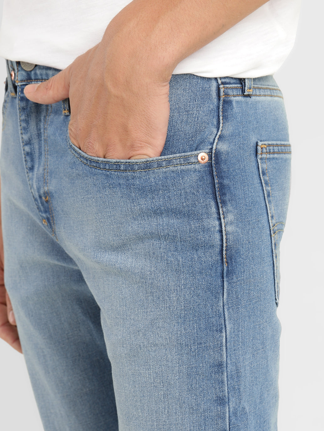 Men's 512 Blue Slim Tapered Fit Mid Rise Jeans