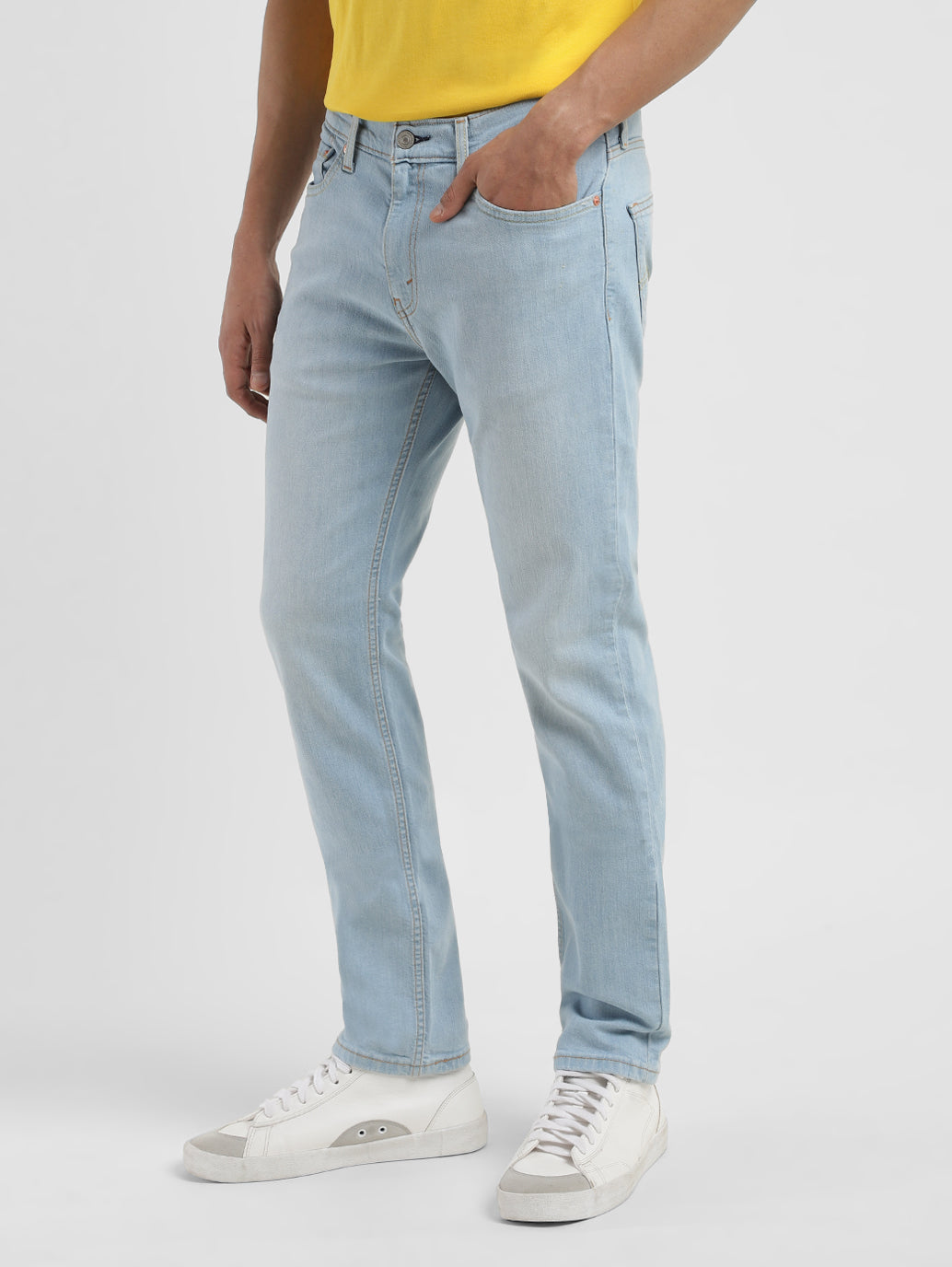 Men's 511 Blue Slim Fit Mid Rise Jeans