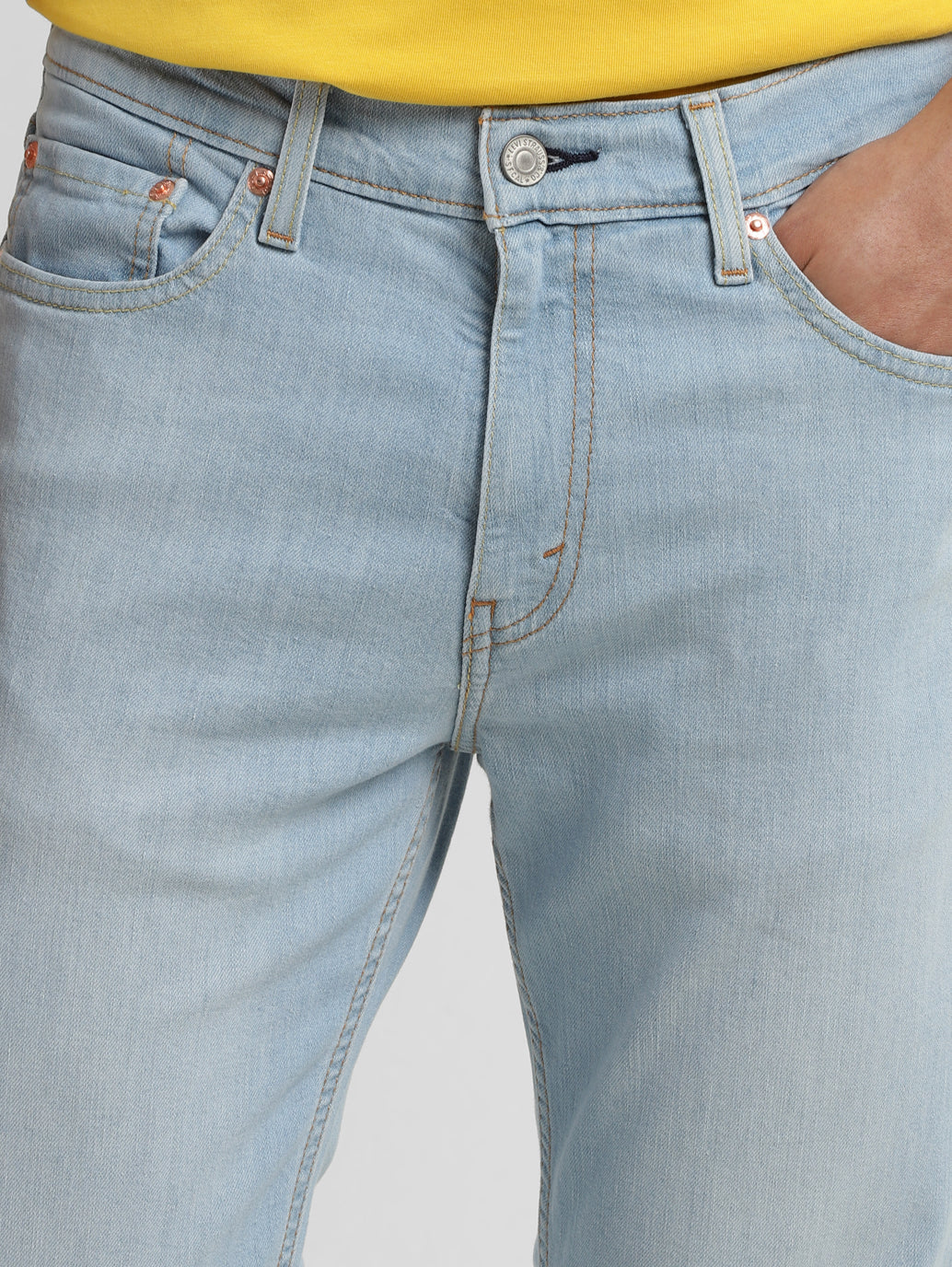 Men's 511 Blue Slim Fit Mid Rise Jeans