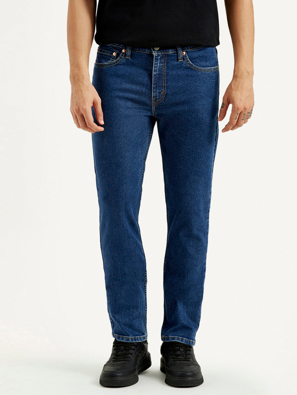 Men's 511 Navy Blue Slim Fit Mid Rise Jeans