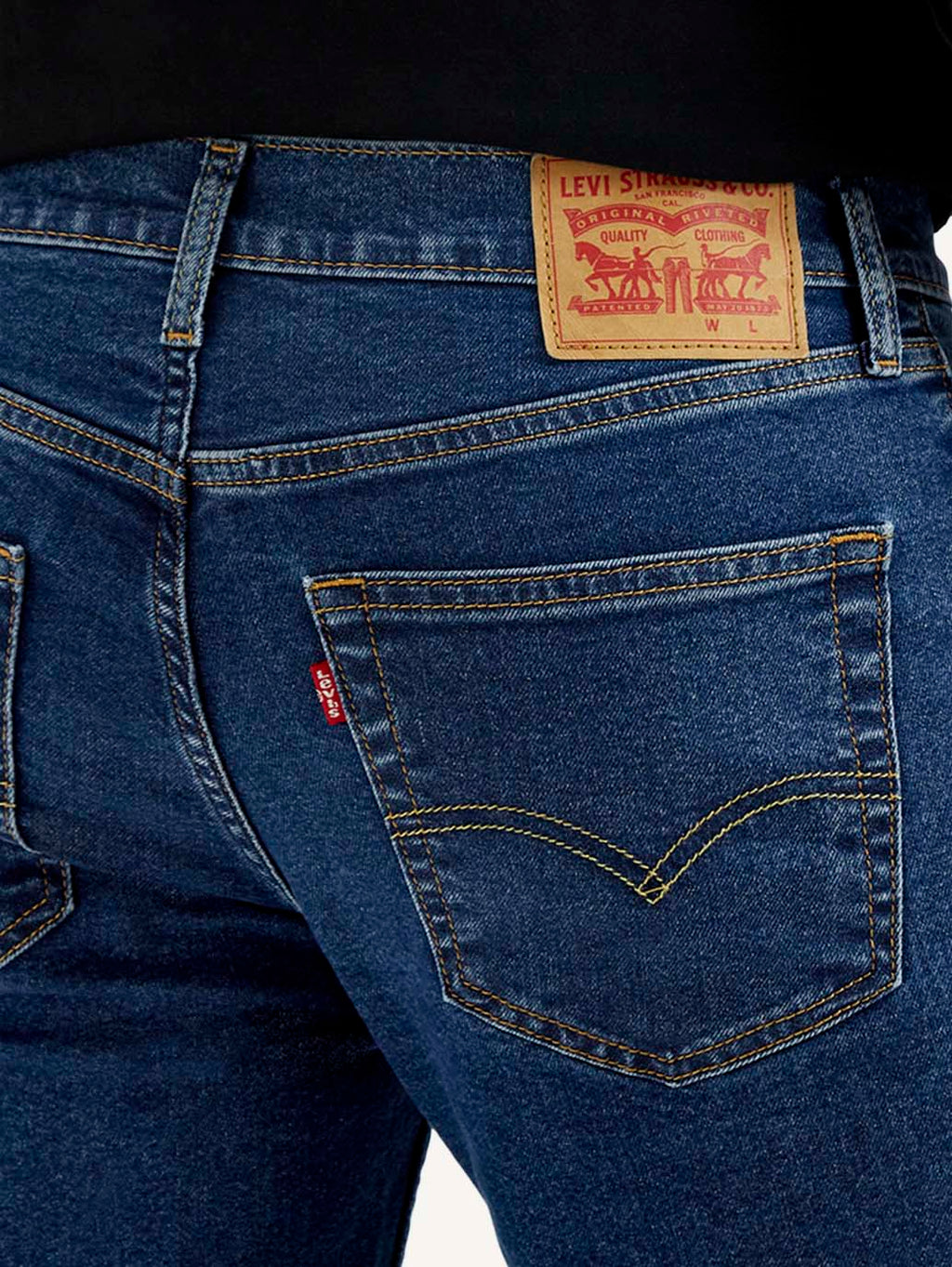 Men's 511 Navy Blue Slim Fit Mid Rise Jeans