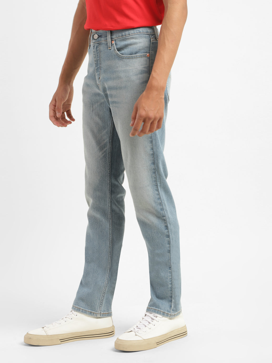 Men's 511 Blue Slim Fit Mid Rise Jeans