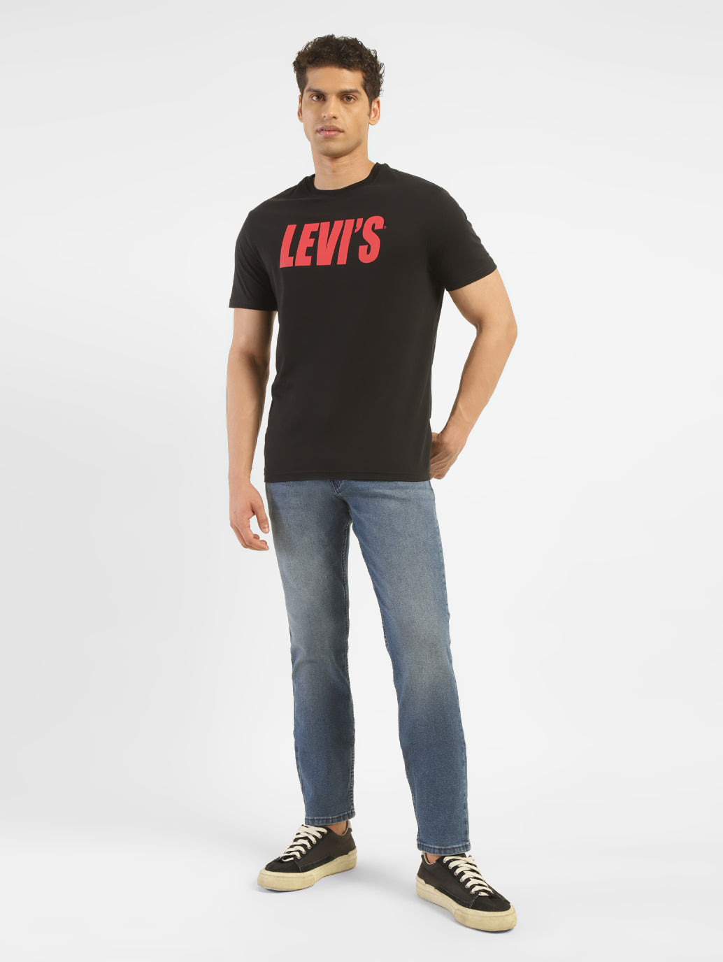 Men's 511 Navy Blue Slim Fit Mid Rise Jeans