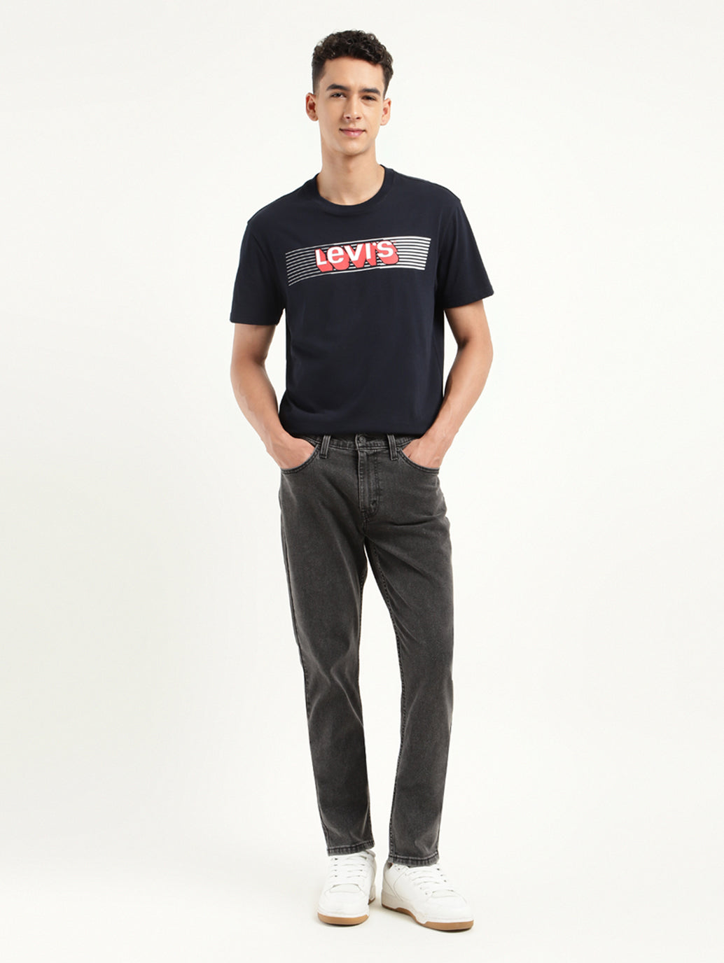 Men's 511 Black Slim Fit Mid Rise Jeans