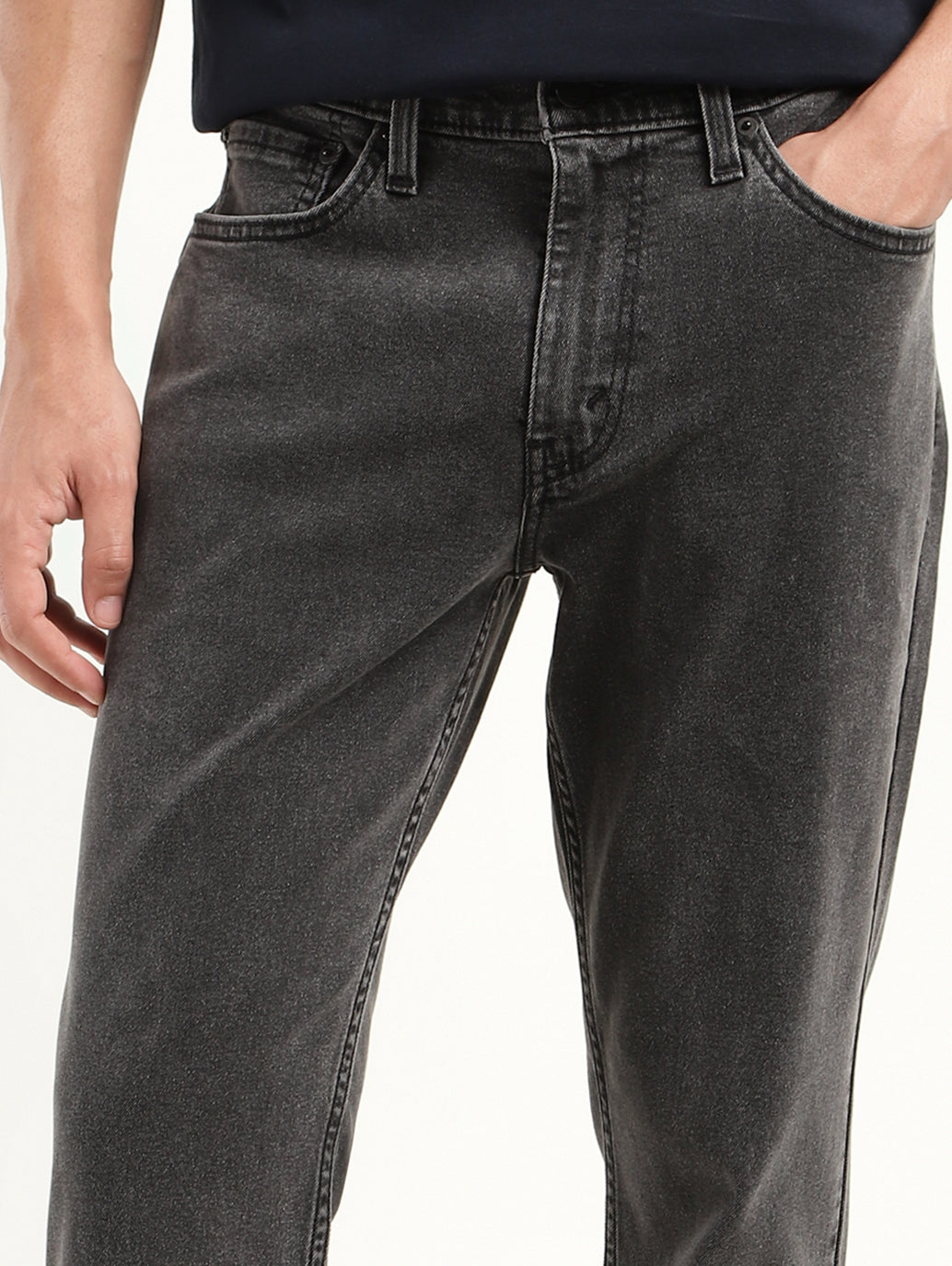 Men's 511 Black Slim Fit Mid Rise Jeans