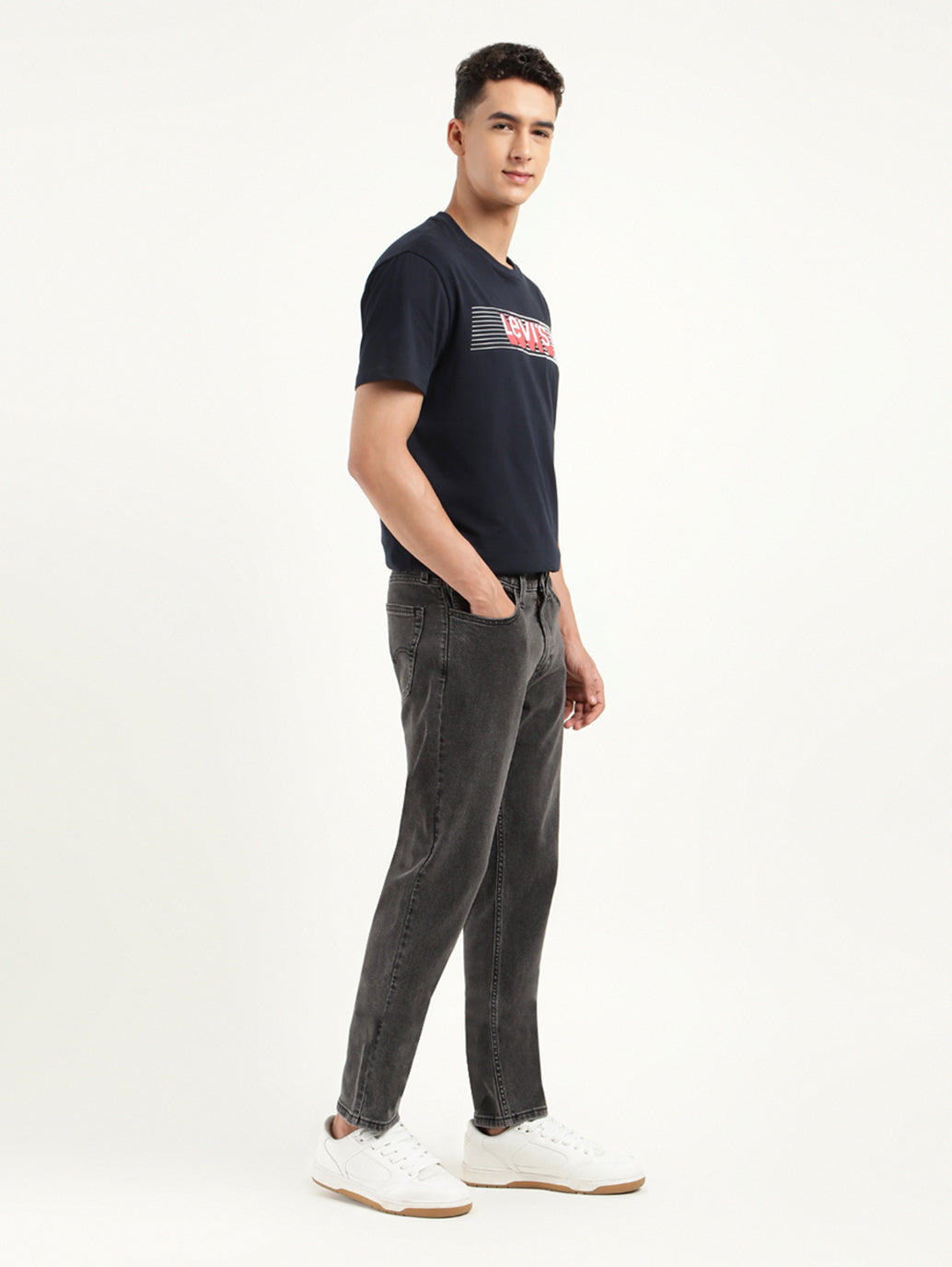 Men's 511 Black Slim Fit Mid Rise Jeans
