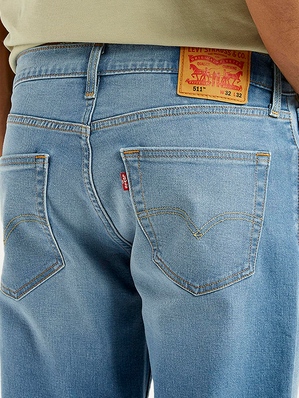 Men's 511 Mid Indigo Slim Fit Mid Rise Jeans