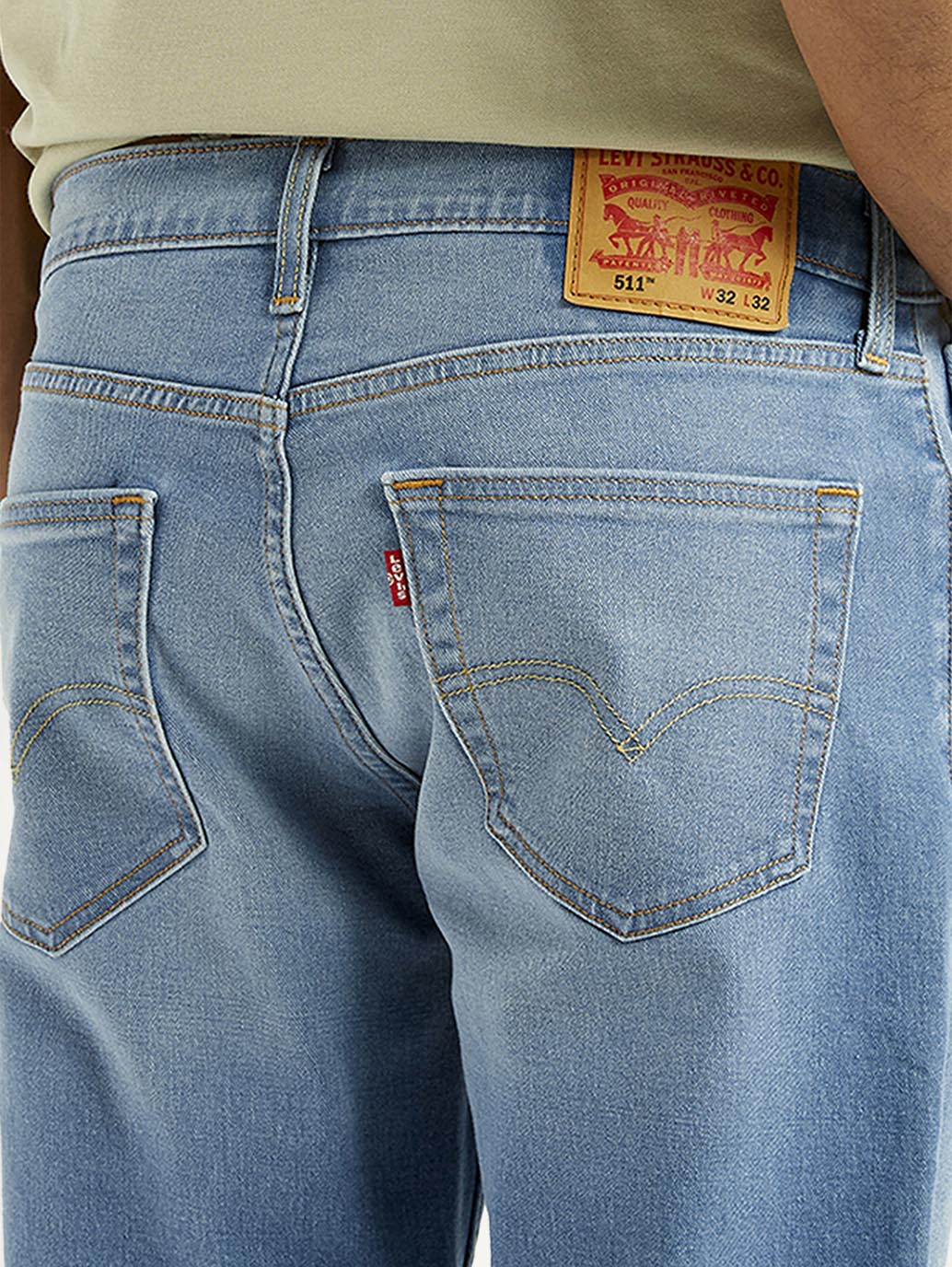 Men's 511 Mid Indigo Slim Fit Mid Rise Jeans