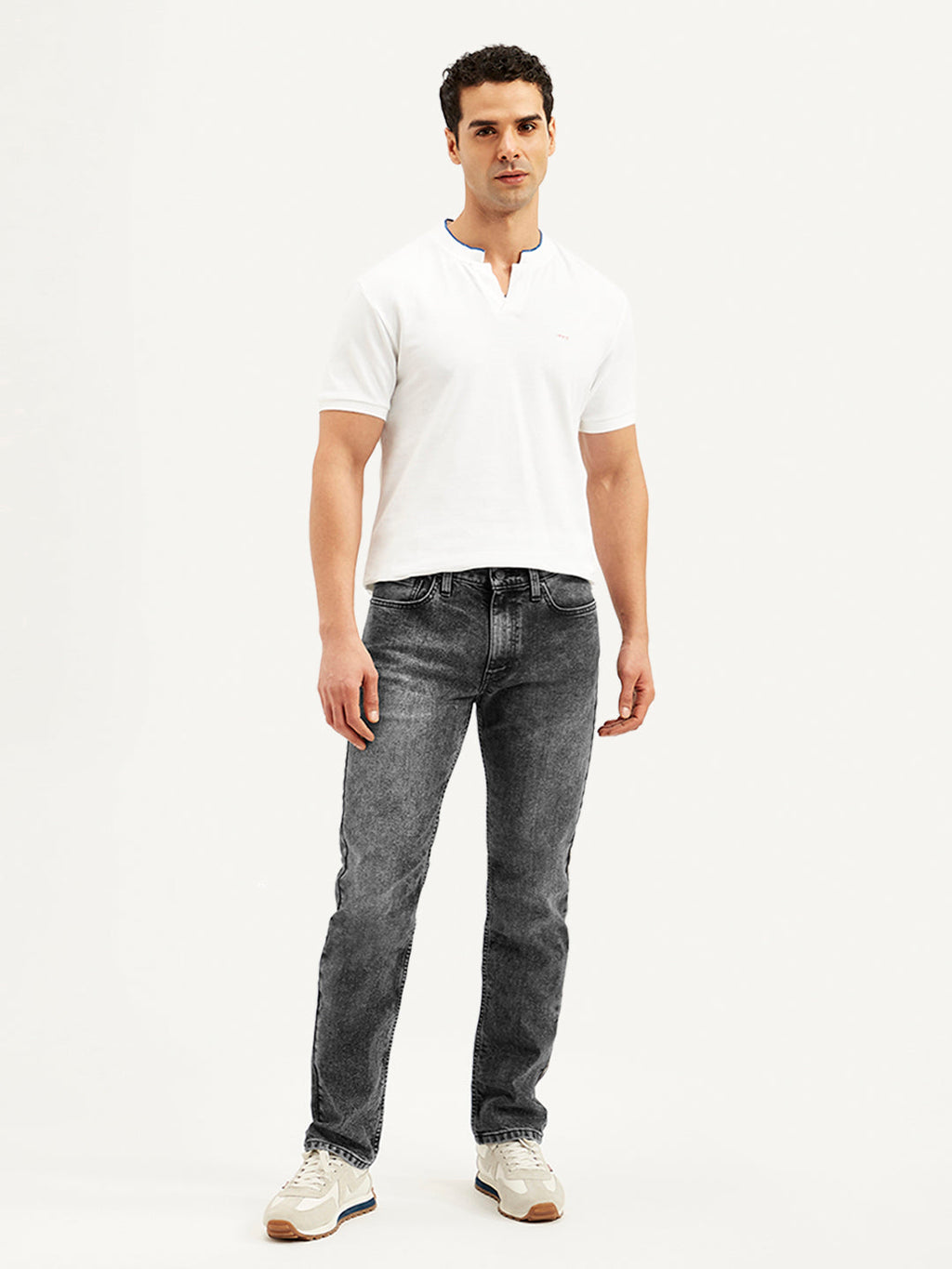Men's 511 Grey Slim Fit Mid Rise Jeans