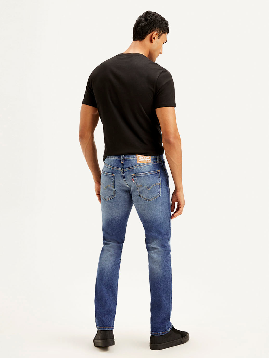 Men's 511 Blue Slim Fit Mid Rise Jeans