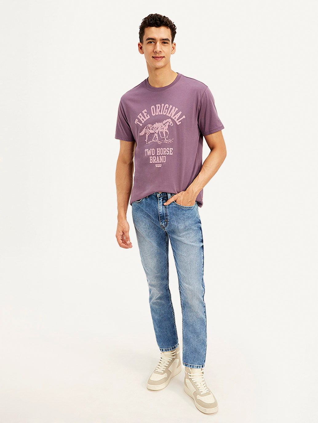 Men's 511 Blue Slim Fit Mid Rise Jeans