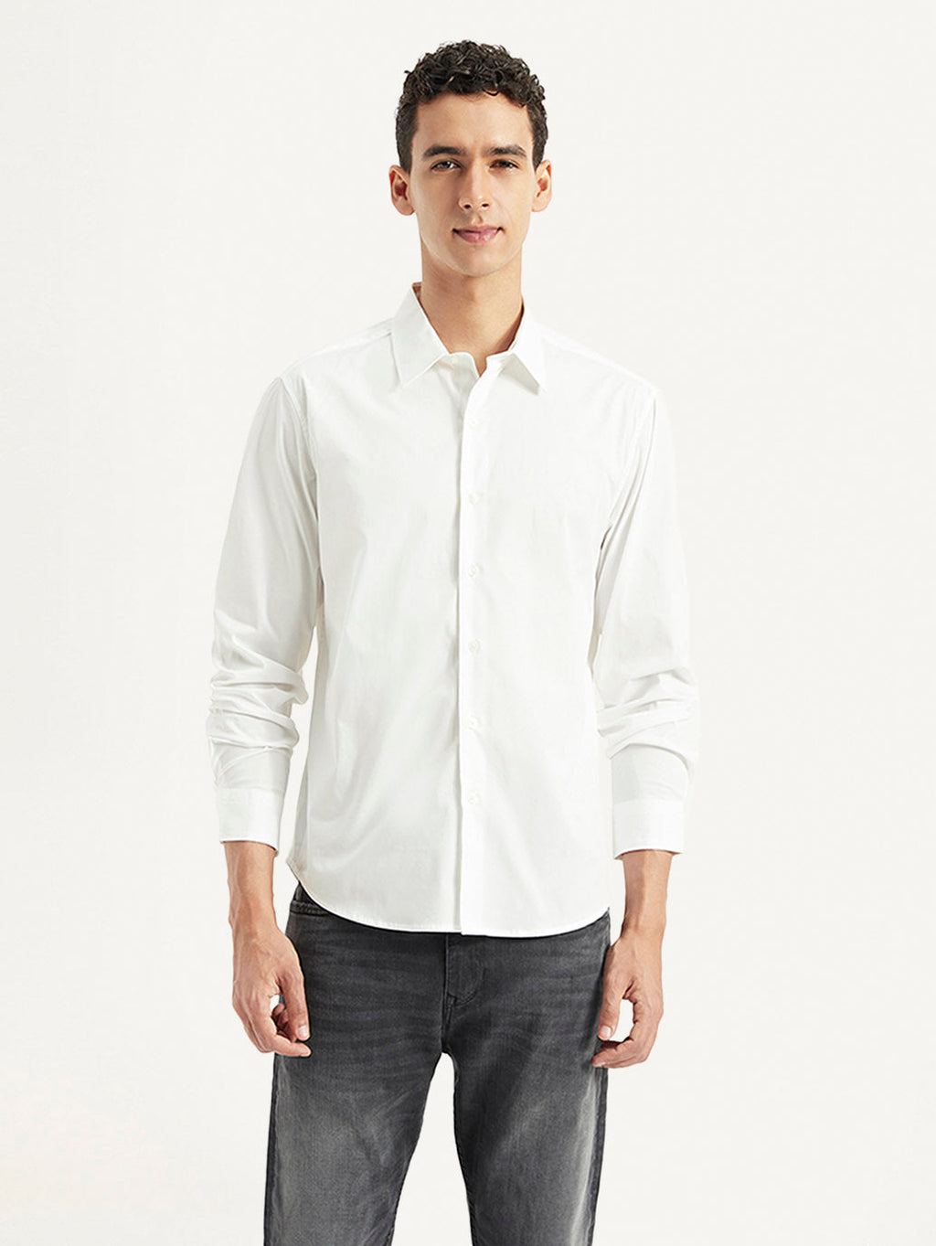 Men's Redloop Solid Slim Fit Shirt