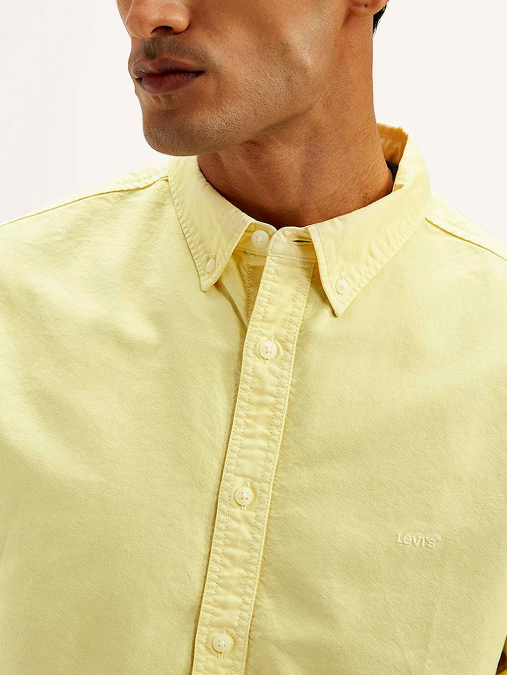 Men's Solid Dyed Slim Fit Shirt