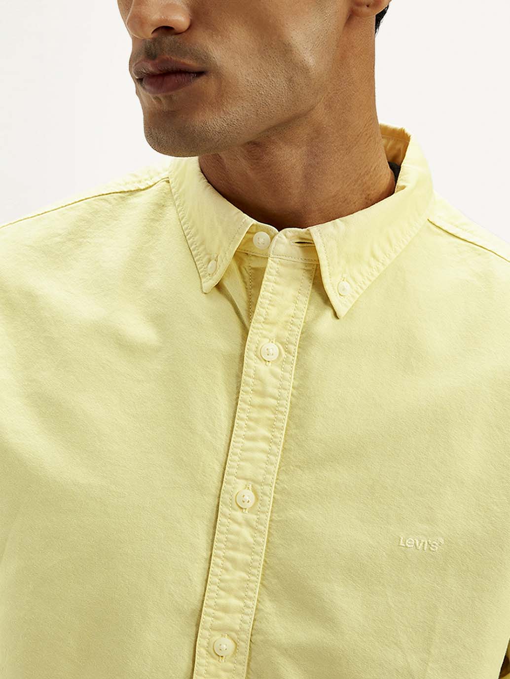 Men's Solid Dyed Slim Fit Shirt