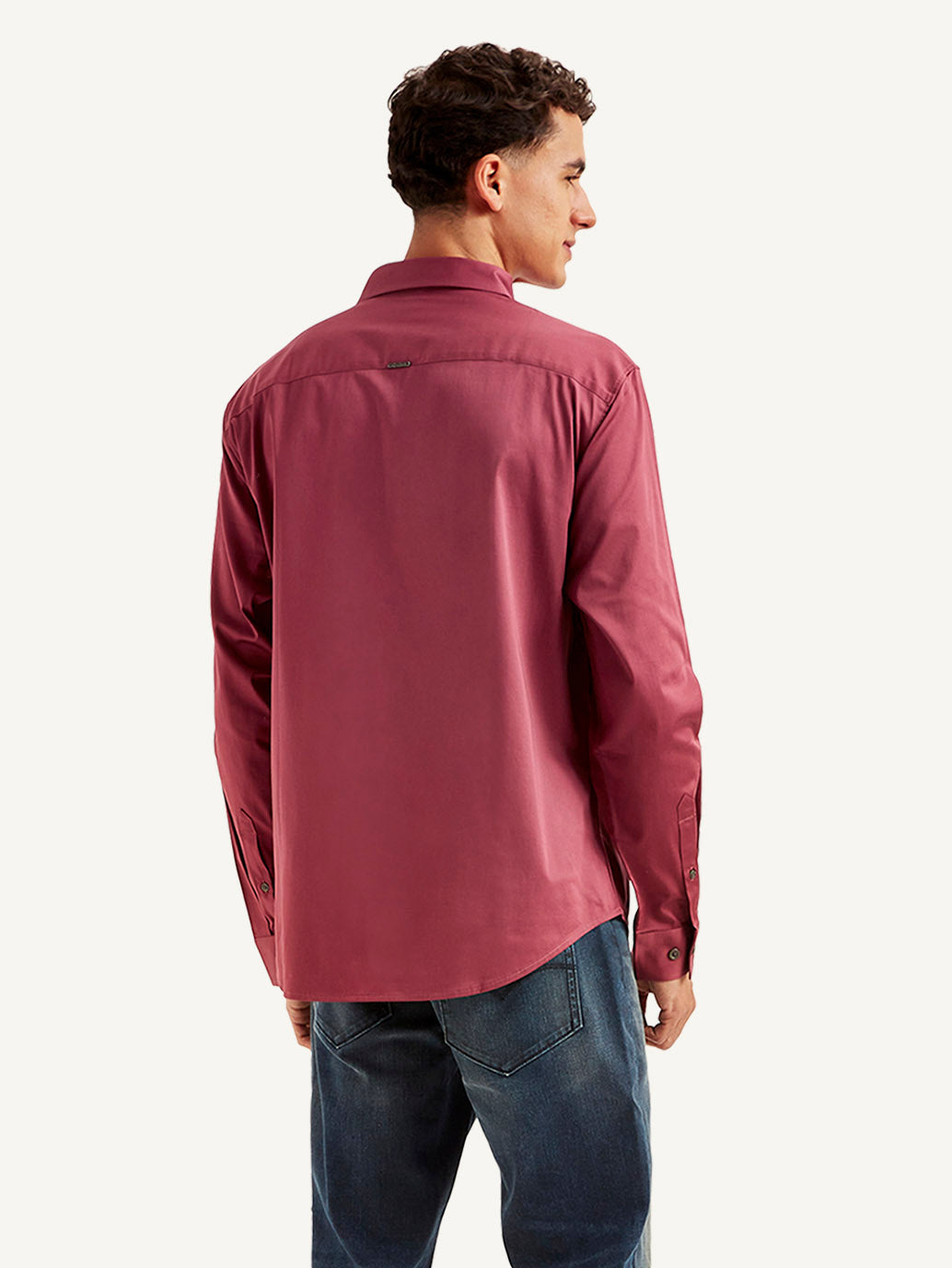 Men's Redloop Solid Slim Fit Shirt