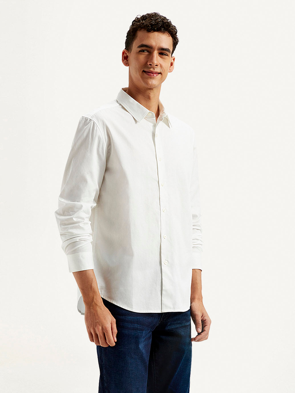 Men's Redloop Solid Slim Fit Shirt
