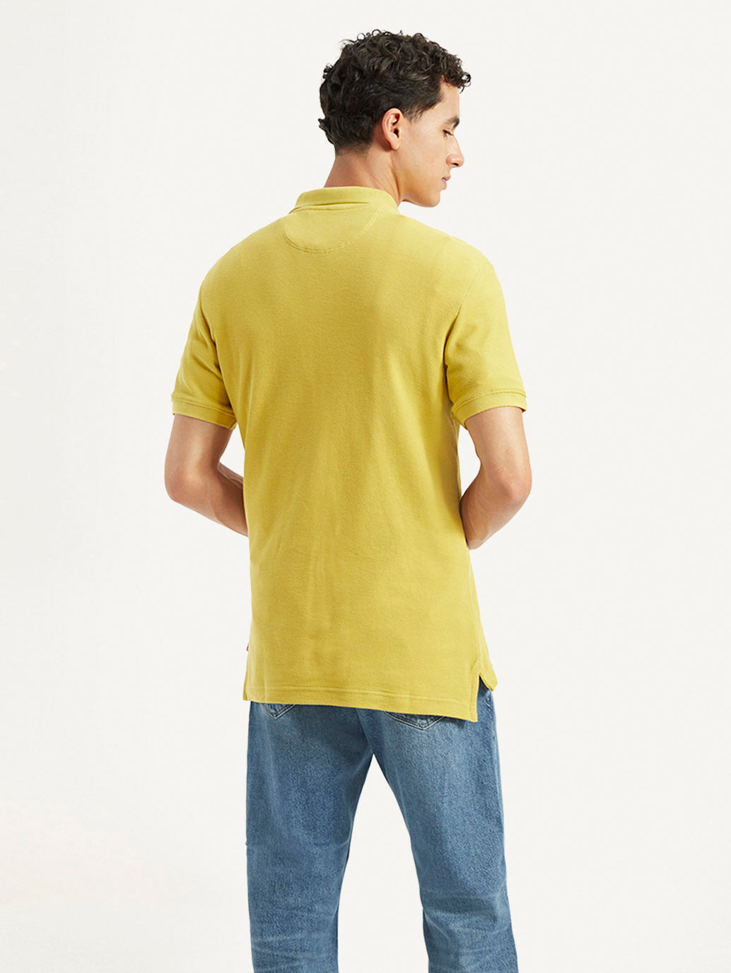Men's Solid Slim Fit Polo T-shirt