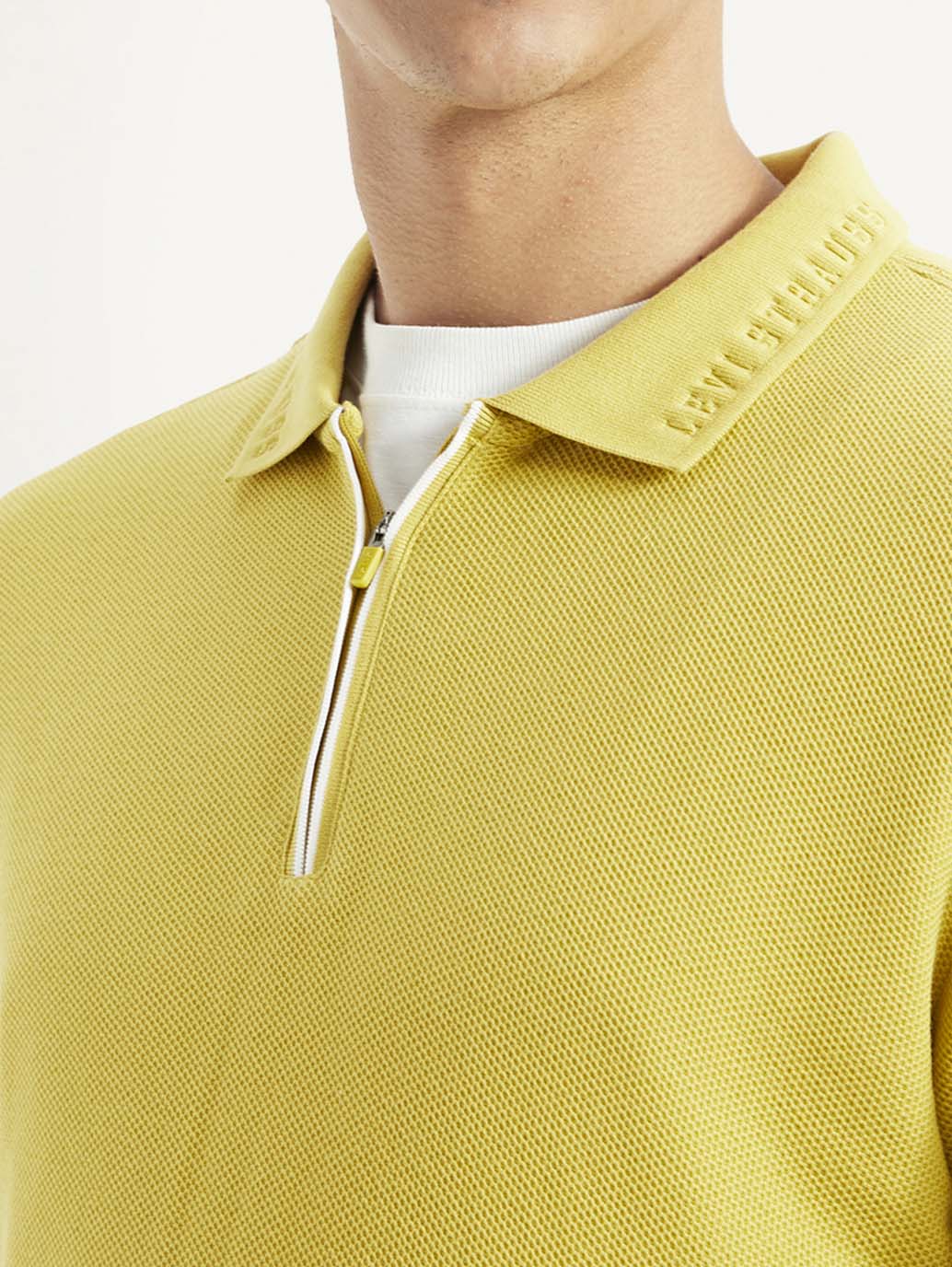 Men's Solid Slim Fit Polo T-shirt