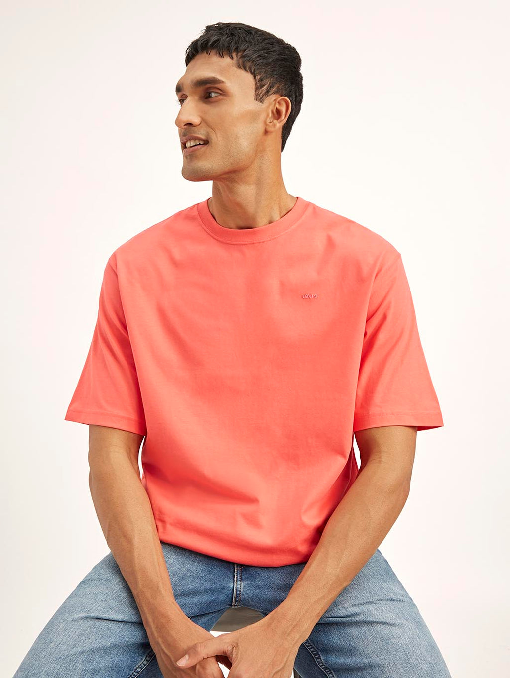 Men's Solid Loose Fit T-Shirt