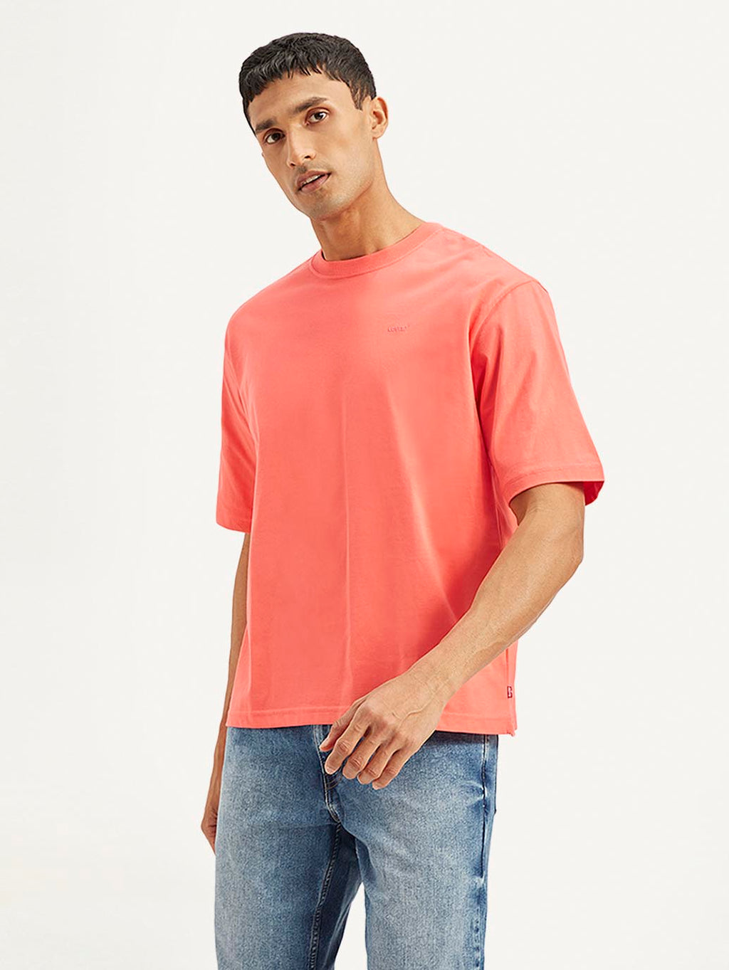 Men's Solid Loose Fit T-Shirt